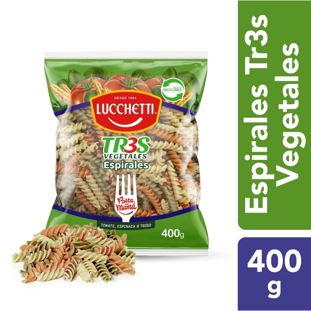 Espiral tres vegetales 400g - 7802500184579