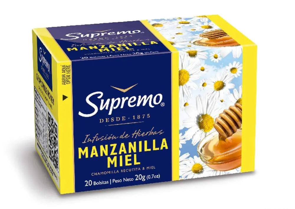 Te Manzanilla Miel X20 - 7801875058164