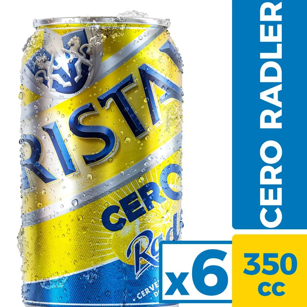 X6 Cero Alcohol Radler 350cc - 7802100002723