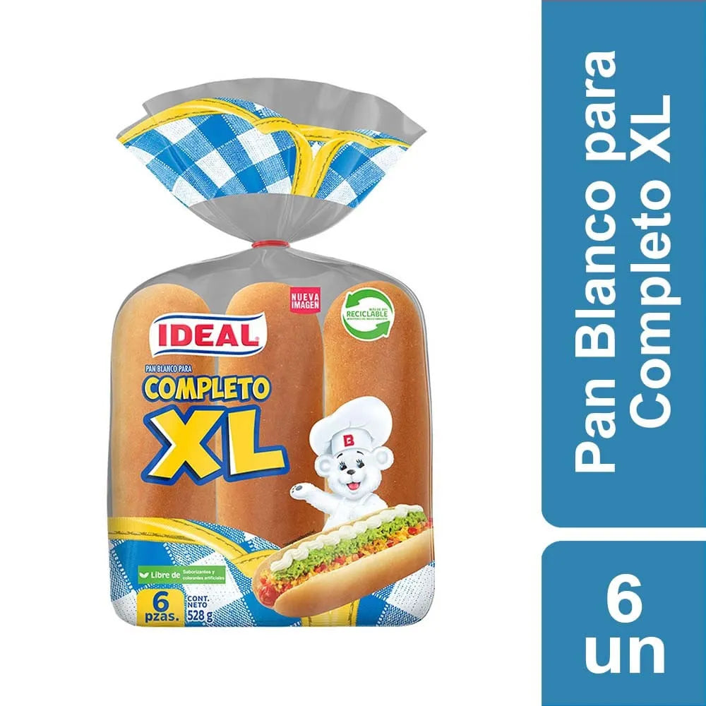 Pan Completo XL 528 gr - 7803403002632