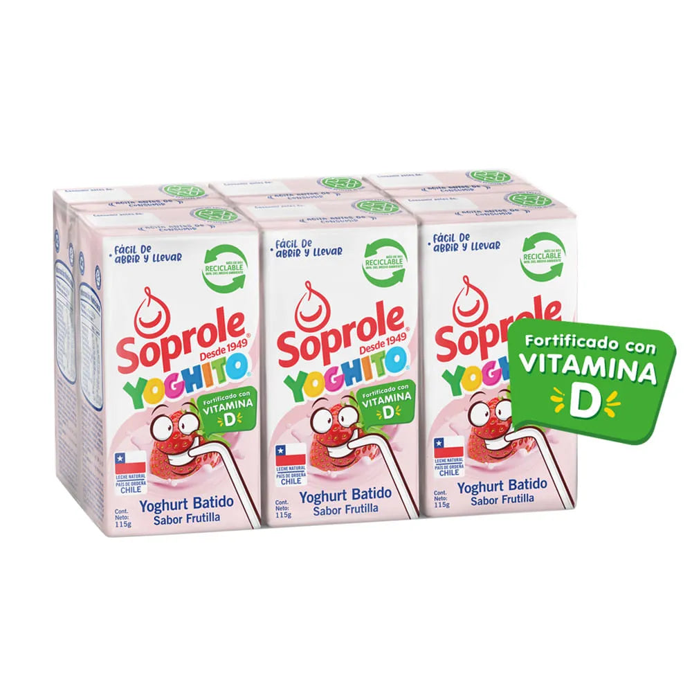 Yoghito Frutilla Pack - 7802900002480