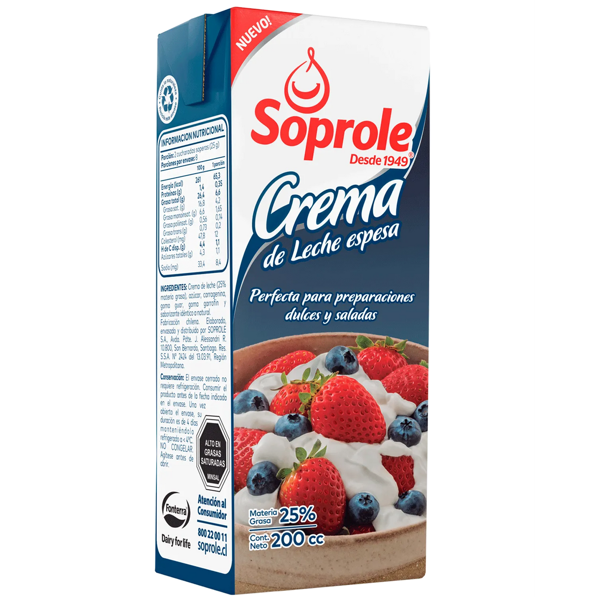 Crema Espesa 200g - 7802900105013