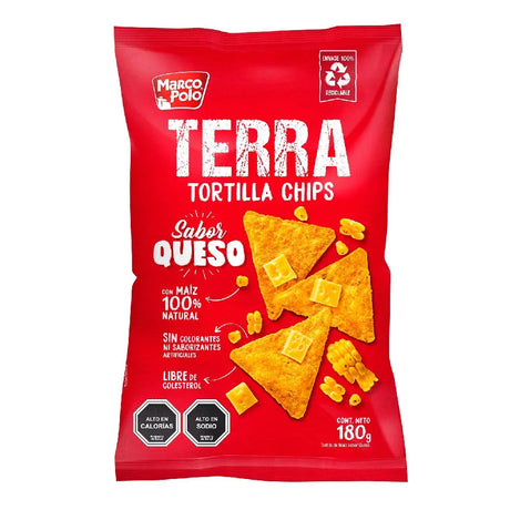 Terra Tortilla Queso 180 gr - 7802420002915