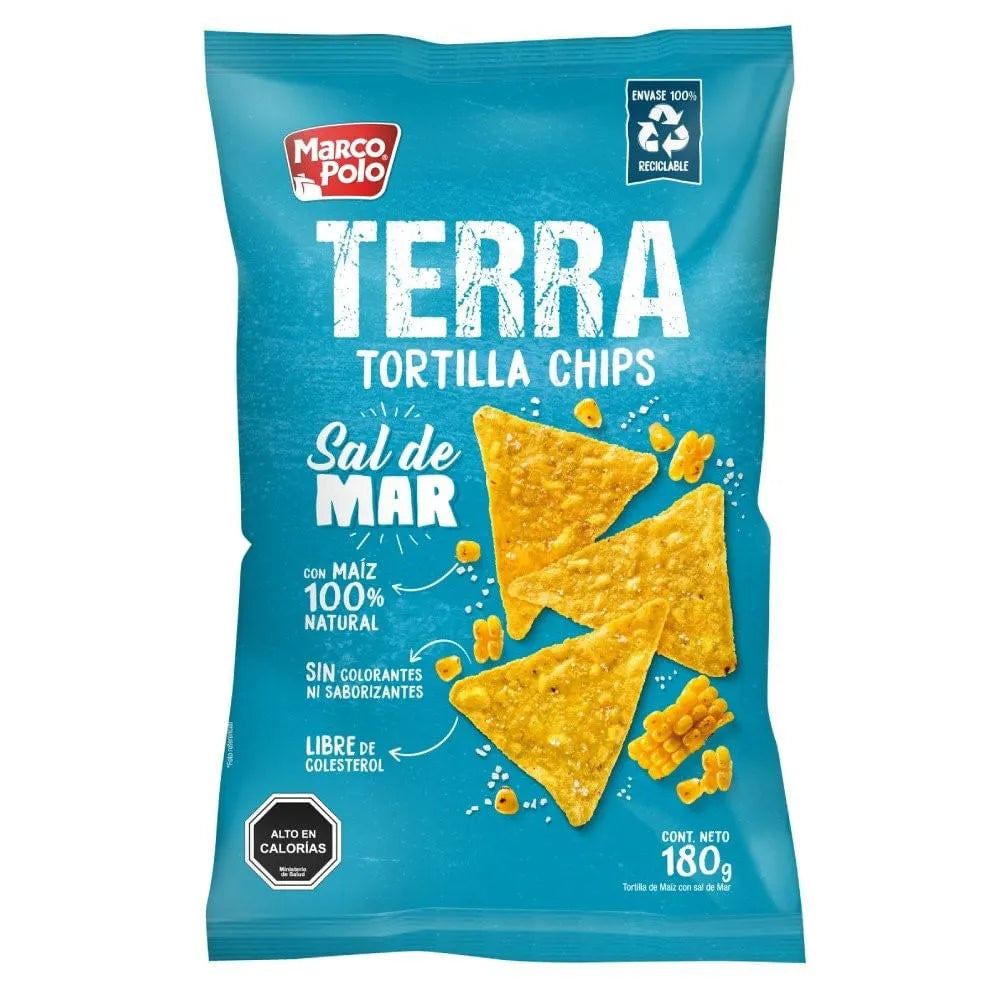 Terra Tortilla Sal de Mar 180 gr - 7802420003288
