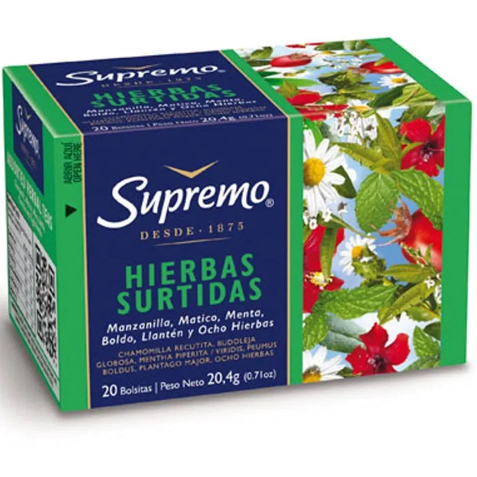 Supremo - Hierbas Surtidas 20 unid 23.4 gr
