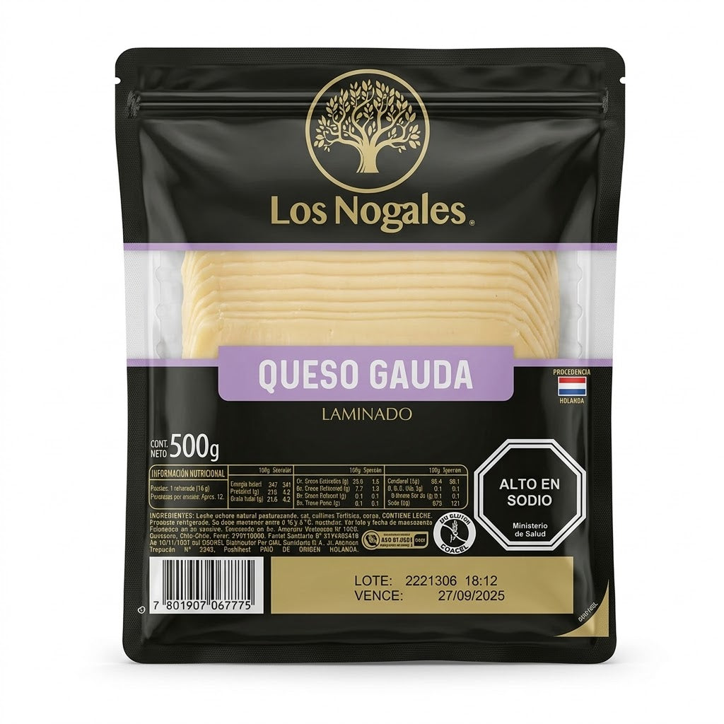 Los Nogales - Queso Gauda 500G